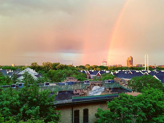 Watch the weather roll in from the living room windows! Fireworks can be viewed on the 4th and during the Aquatennial!