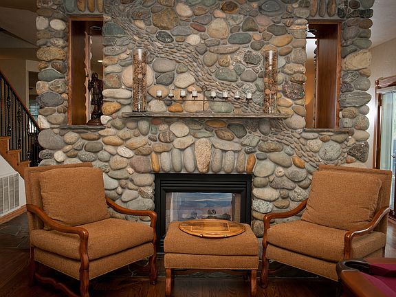 Rock Fireplace