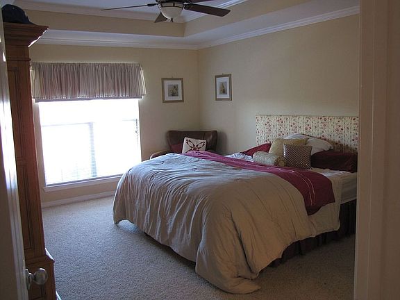 Side view of master bedroom