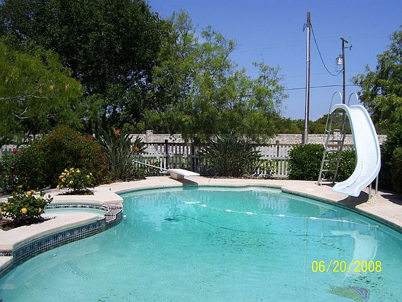 View of Pool From Back of House