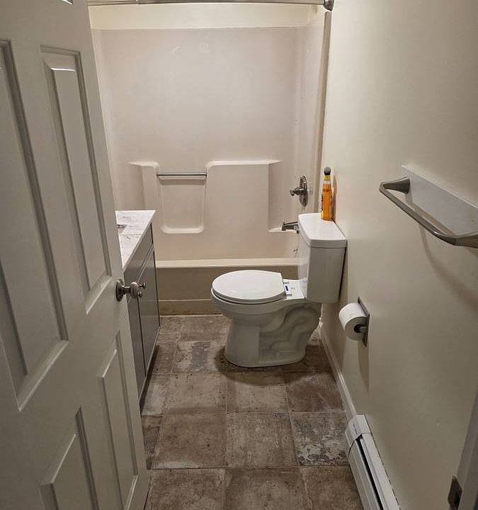 Bath completely remodeled