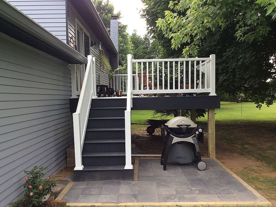 New flagstone landing
