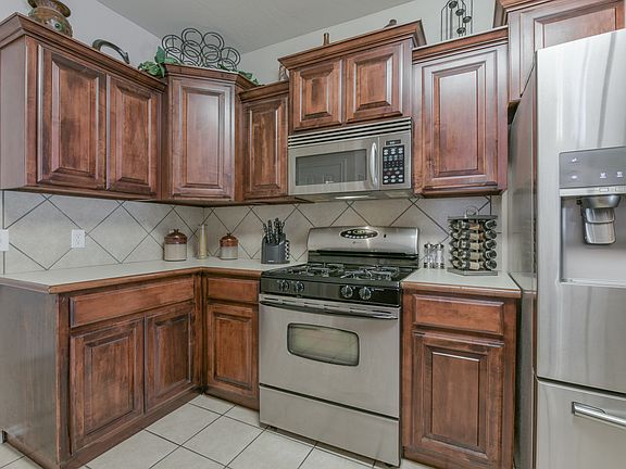 Beautiful wood cabinets