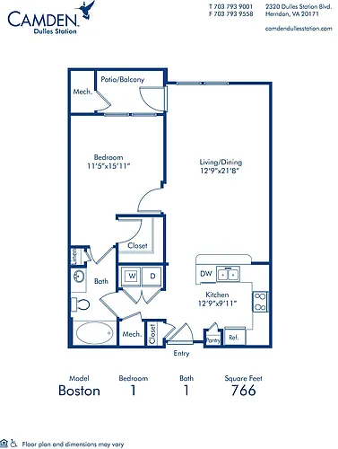 Floor plan Boston