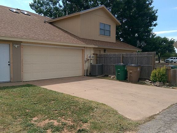 back yard garage area