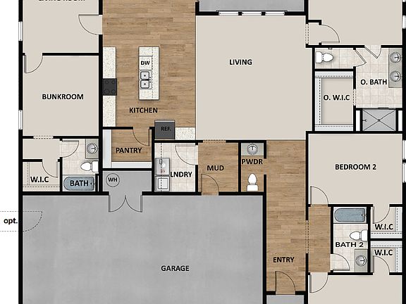 Bunkroom Option