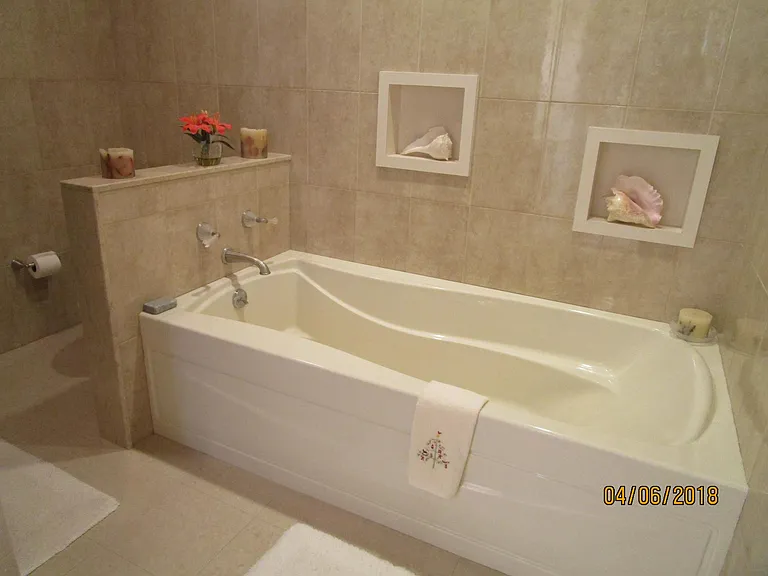 master bathroom tub