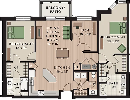 Floor plan Monaco