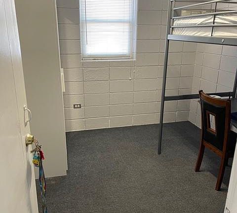 View from hallway looking into room