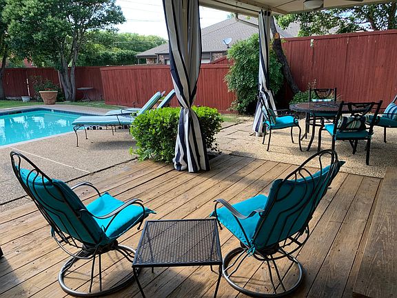 Covered Patio (outdoor furniture included)