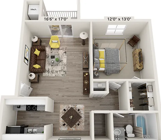 Floorplan 1E Floorplan 1E
