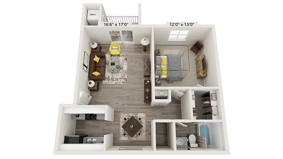 Floor plan North - 1E