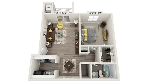 Floor plan North - 1E