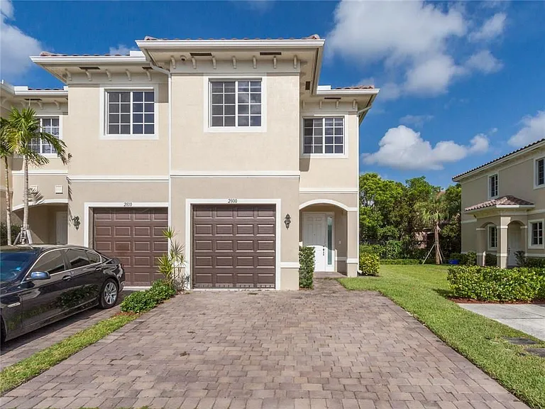 The actual town-home is an interior town-home and not a corner lot.