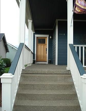 Front Door w/ Stained Glass