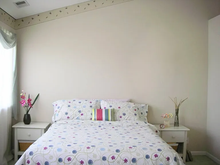 Master bedroom fits king size bed