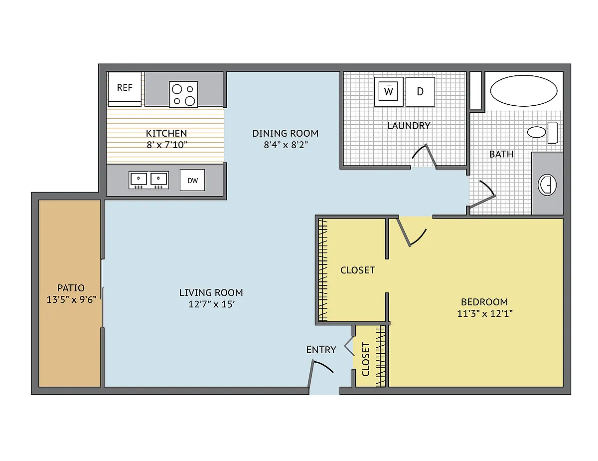 Floor plan Charlotte Renovated