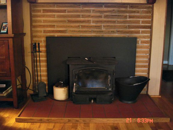 Wood Burning Fireplace