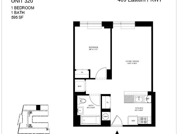 2nd image of 1525 Bedford Ave #320