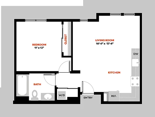 Floor plan Plan 1A