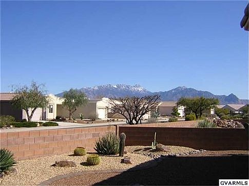 view from back yard