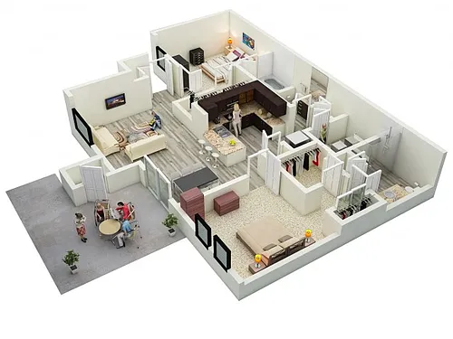 Floor plan B2