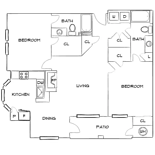 Floor plan Design 2B20