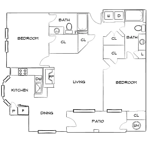 Floor plan Design 2B20