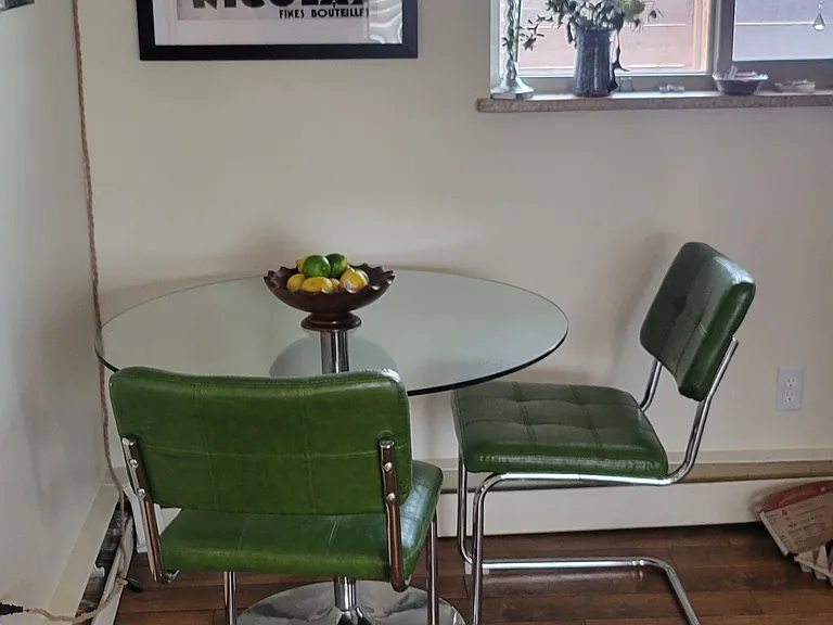dining room nook next to kitchen