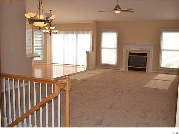 New carpet and paint.  Large family room with vaulted ceilings and gas fireplace.  Open to the kitchen and breakfast room.