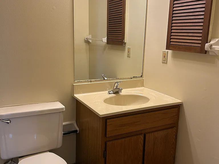 Hallway bathroom