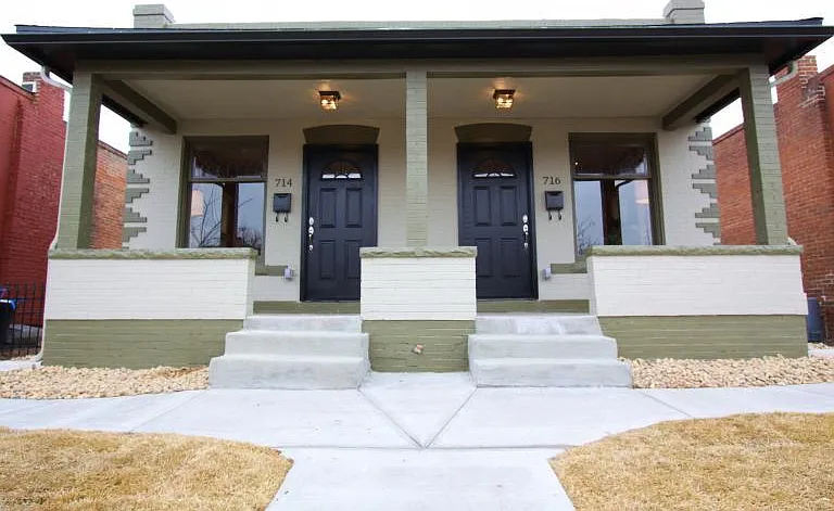 Main entrance - cozy covered front porch