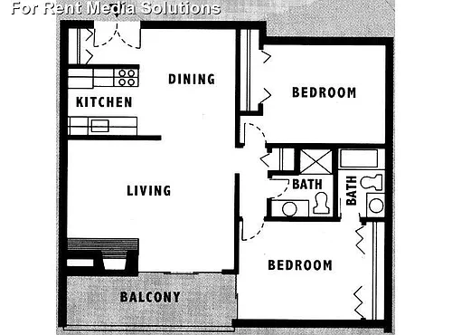 Floor plan Two bedroom