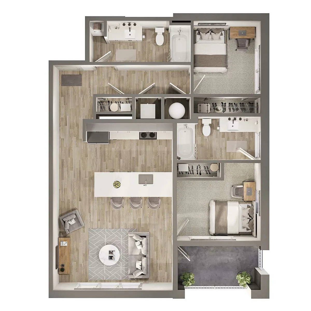 Floor plan B1
