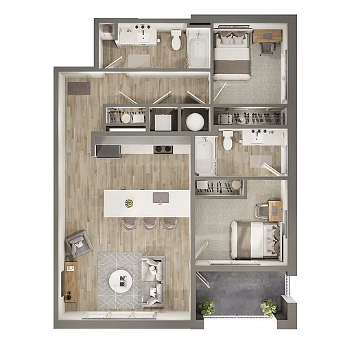 Floor plan B1