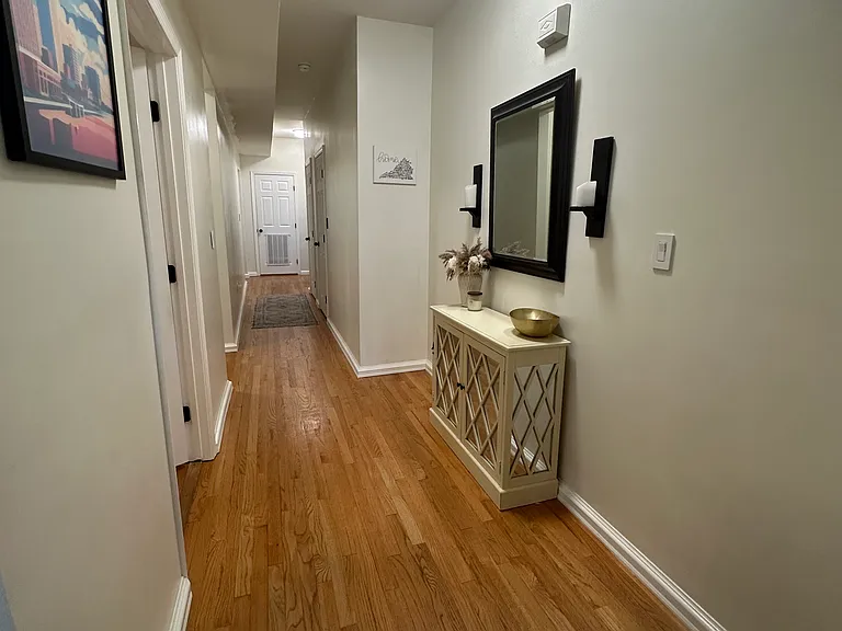 Entryway and main hallway