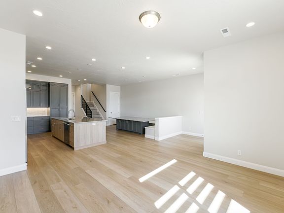 Living Space and Kitchen