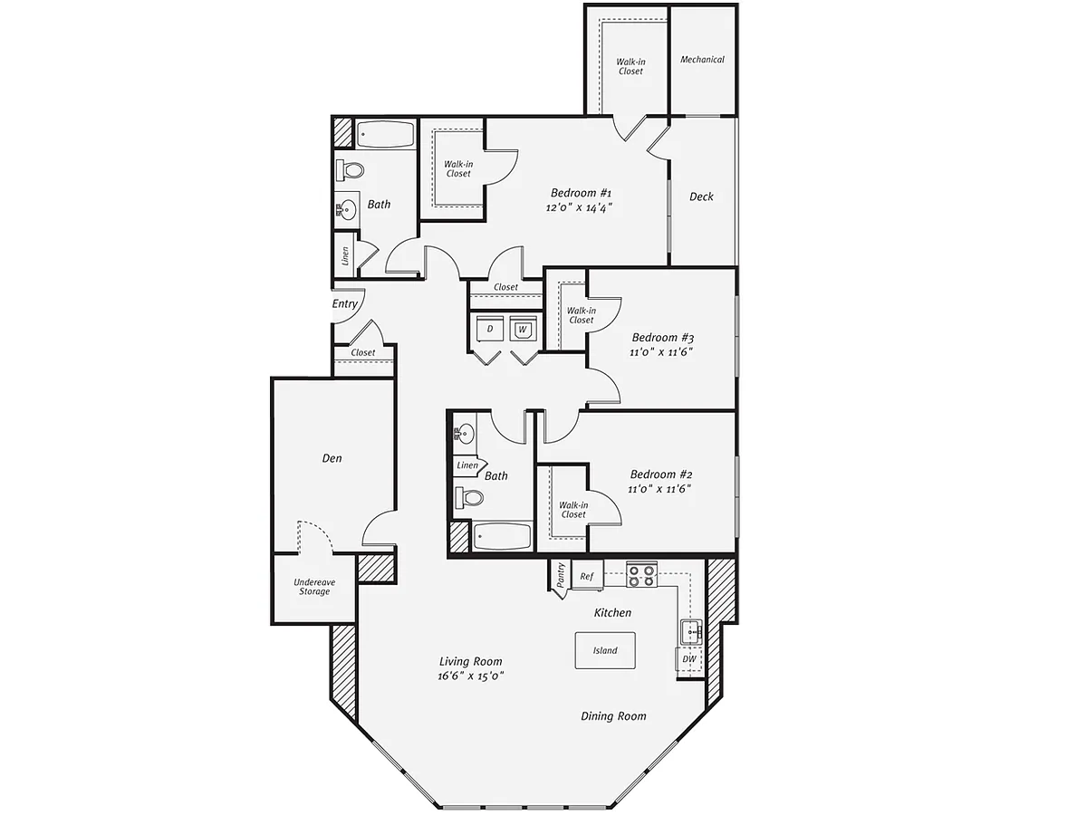 Floor plan C9D
