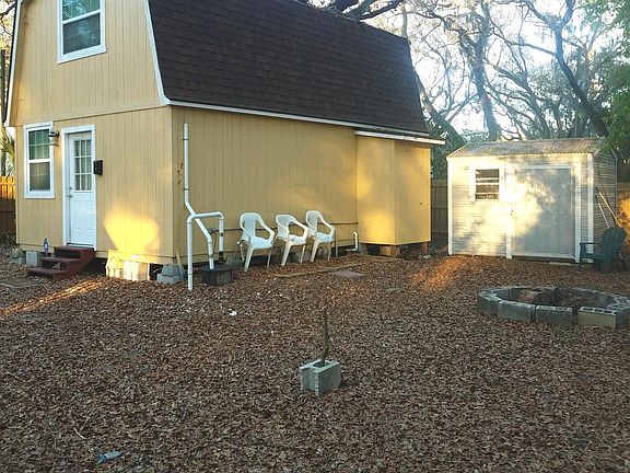 Large yard for pet and lounging.