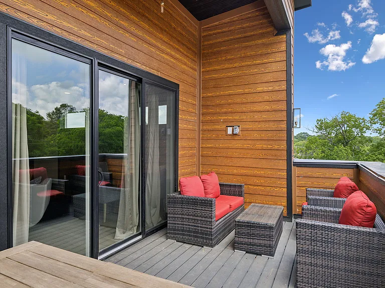 roof top balcony.