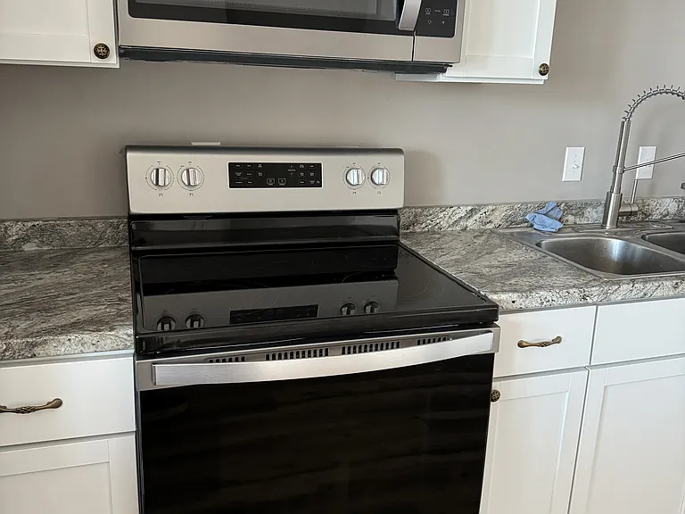 New stainless steel appliances