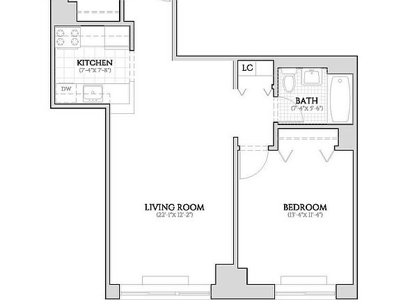 2nd image of 360 W 43rd St APT S21a