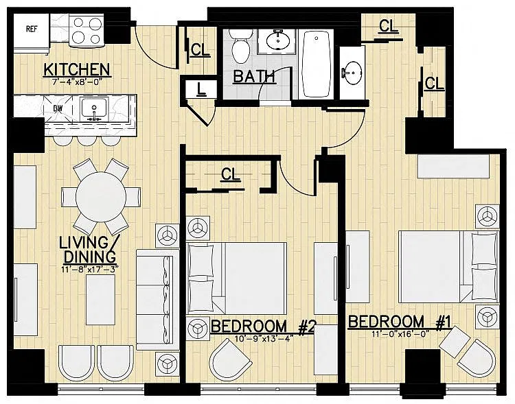 Floor plan C8