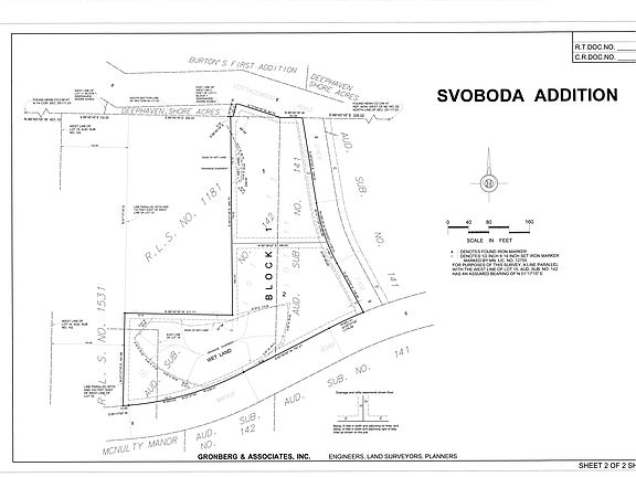 Overview of the lots