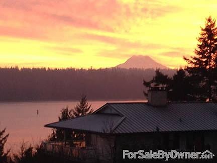 Mt Rainier Budd Inlet