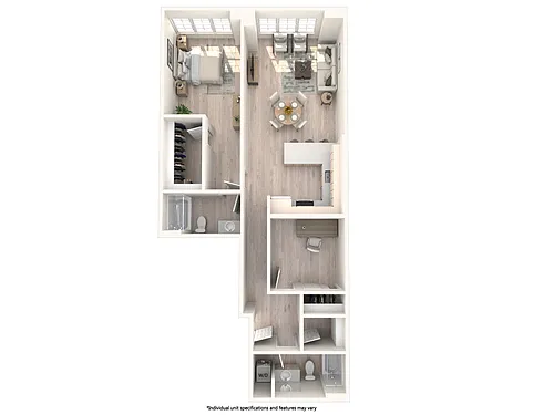 Floor plan 2X2 C