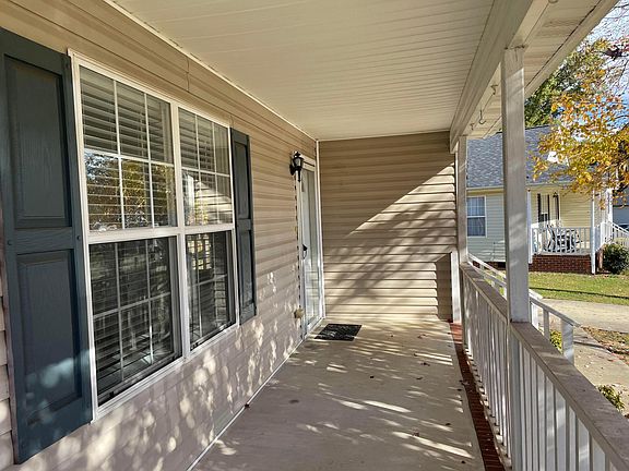 Rocking chair covered front porch