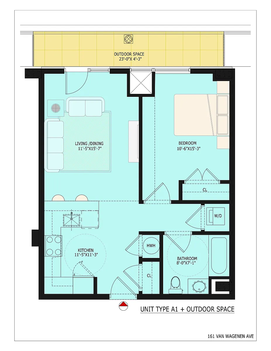 Floor plan Type A1