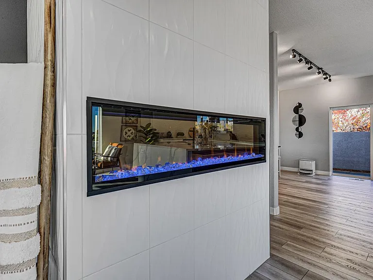 Modern fireplace!