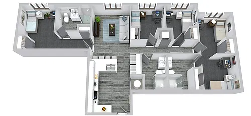 Floor plan 4x3 - Wasatch